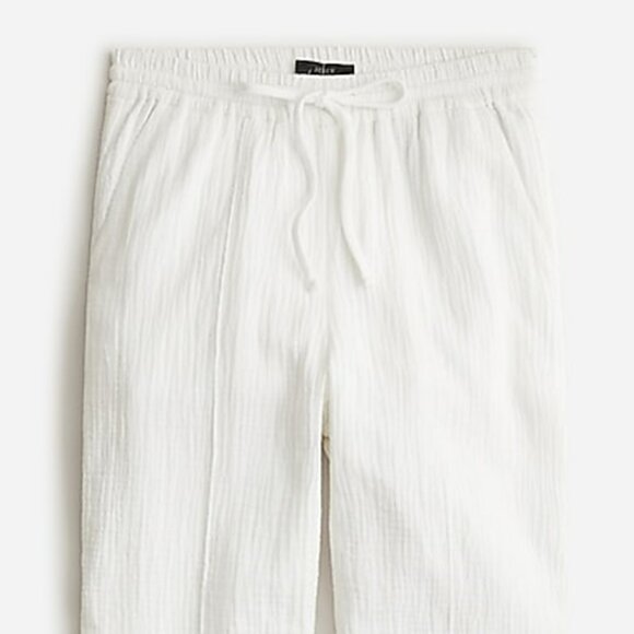 J.Crew NWT White Gauze Seaside Pant size S - Picture 3 of 7